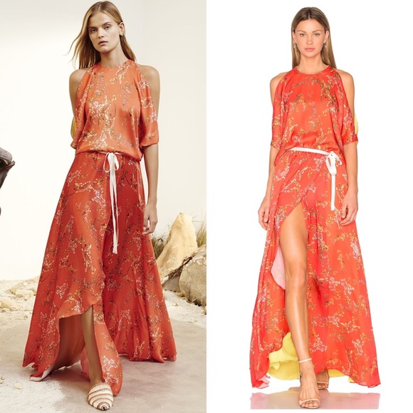 alexis margeaux floral maxi dress